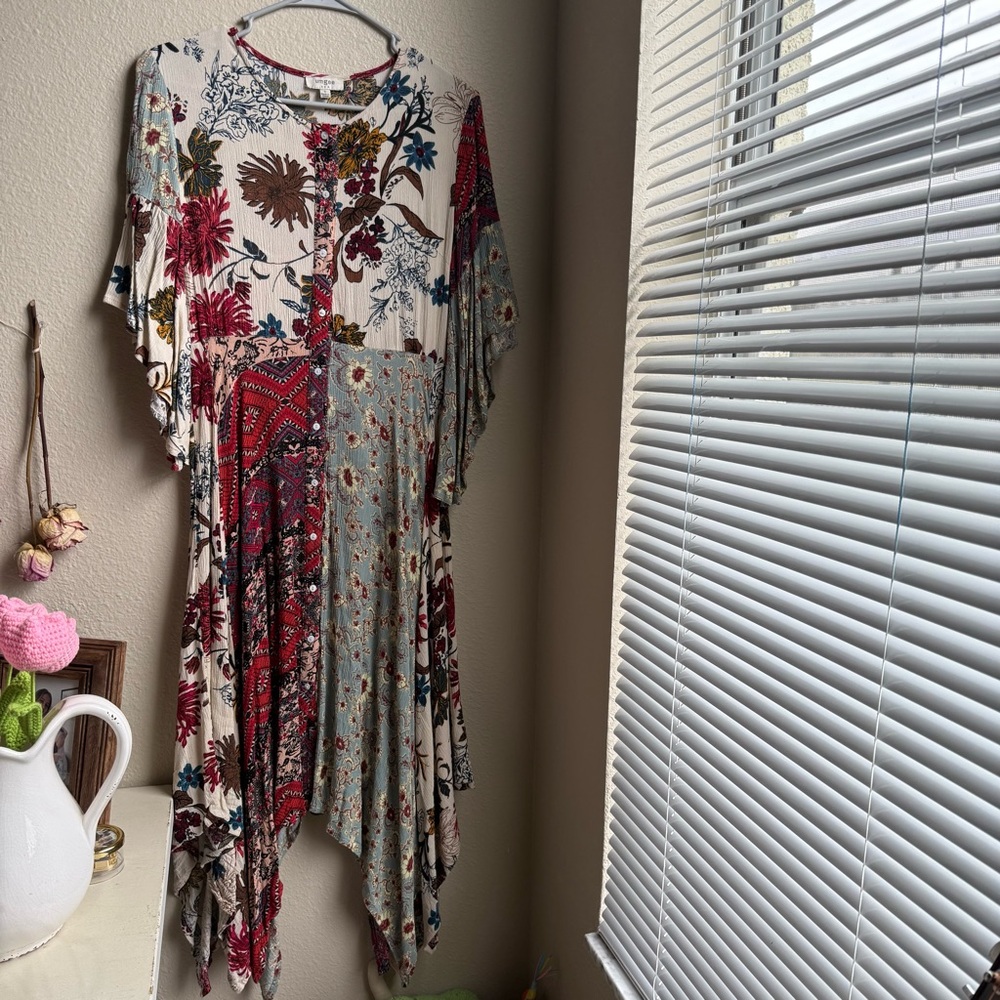 Patchy BOHO dress